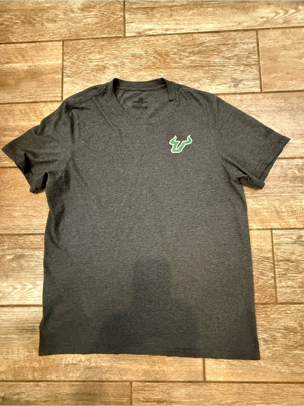 adidas USF Bulls Amplifier Tee Men's Gray Tee Size Large